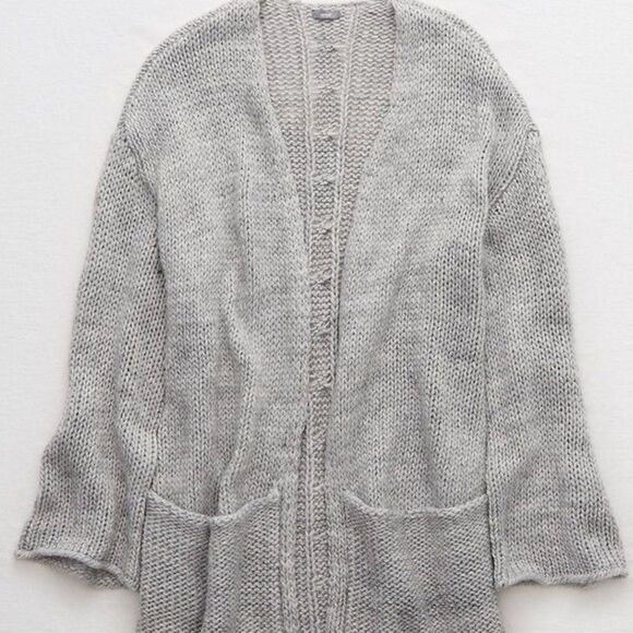 Aerie | Bell Sleeve Knit Cardigan, Size M - Picture 1 of 7